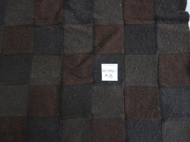 35-1395-1 #B Woolen Patchwork Fabric