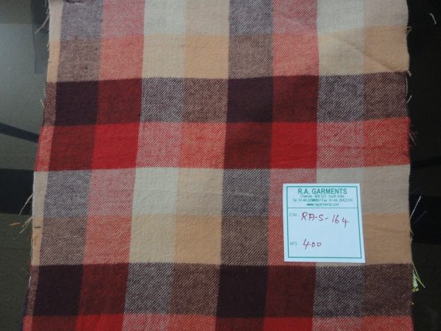 RA-S-164 Flannel Check Fabric