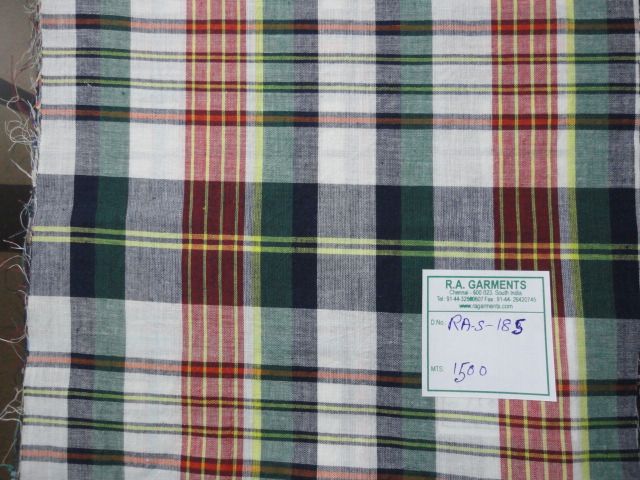 Yarn Dyed Check Fabric 02