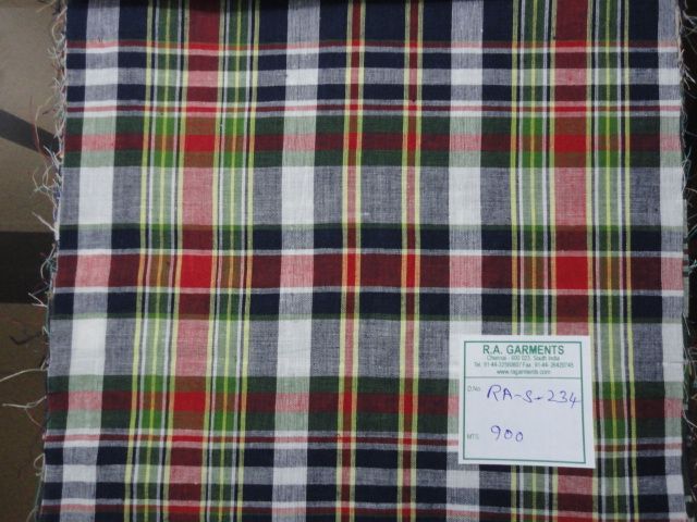 Yarn Dyed Check Fabric 03