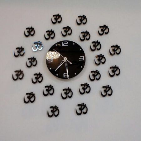 Black Wall Clock
