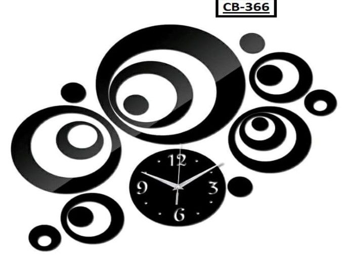 Black Wall Clock