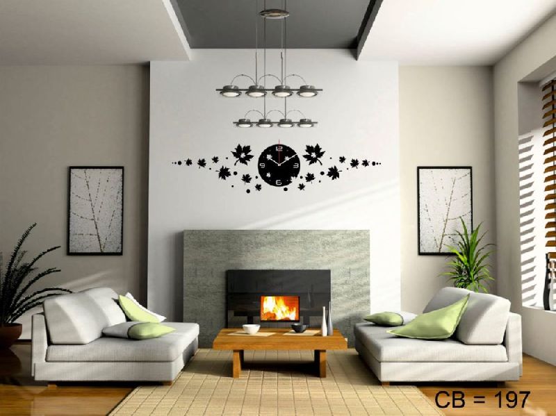 Black Wall Clock