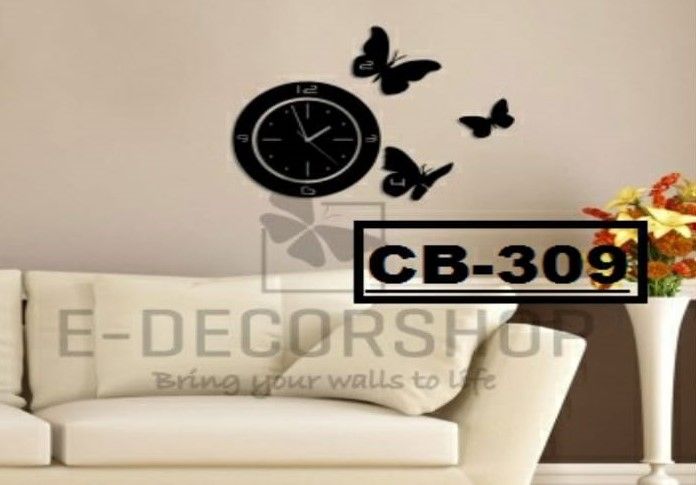 Black Wall Clock