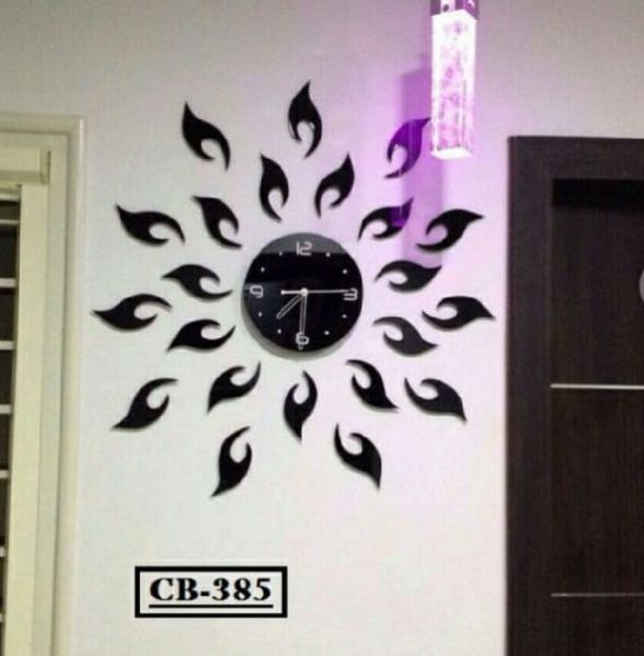 Black Wall Clock