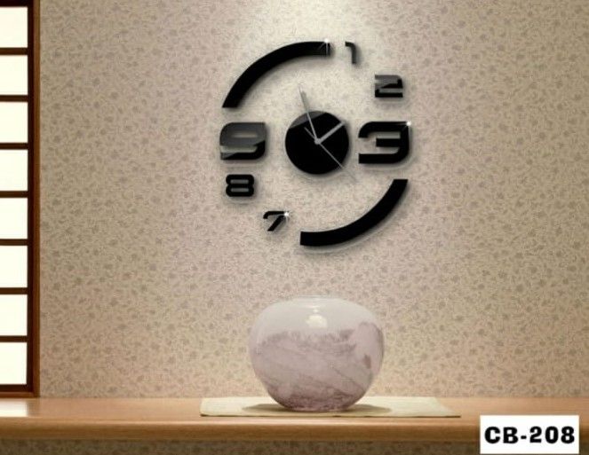 Black Wall Clock