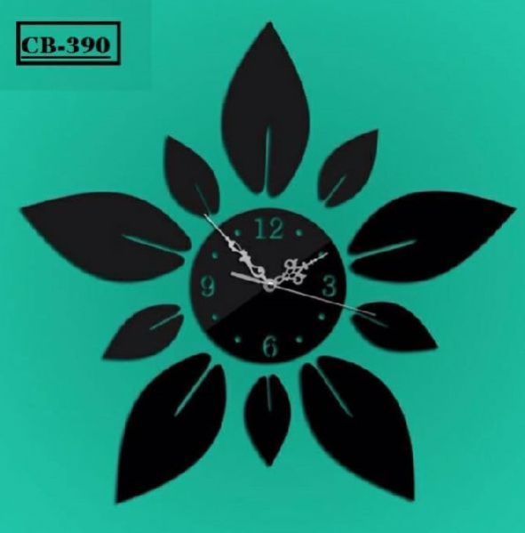 Black Wall Clock