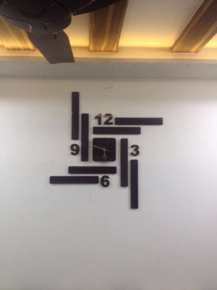Black Wall Clock