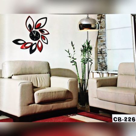 Black & Red Wall Clock