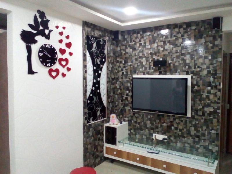 Black & Red Wall Clock