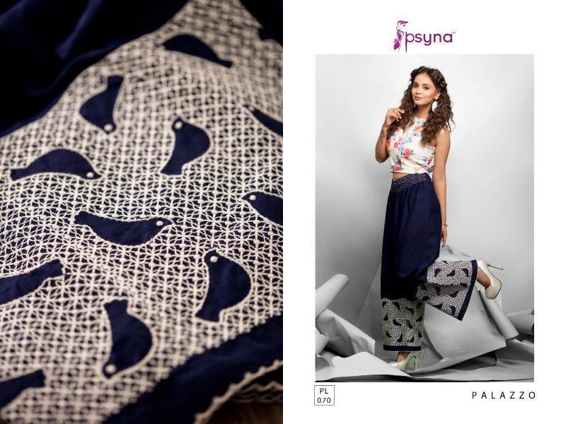 Embroidered Palazzo Pant 08