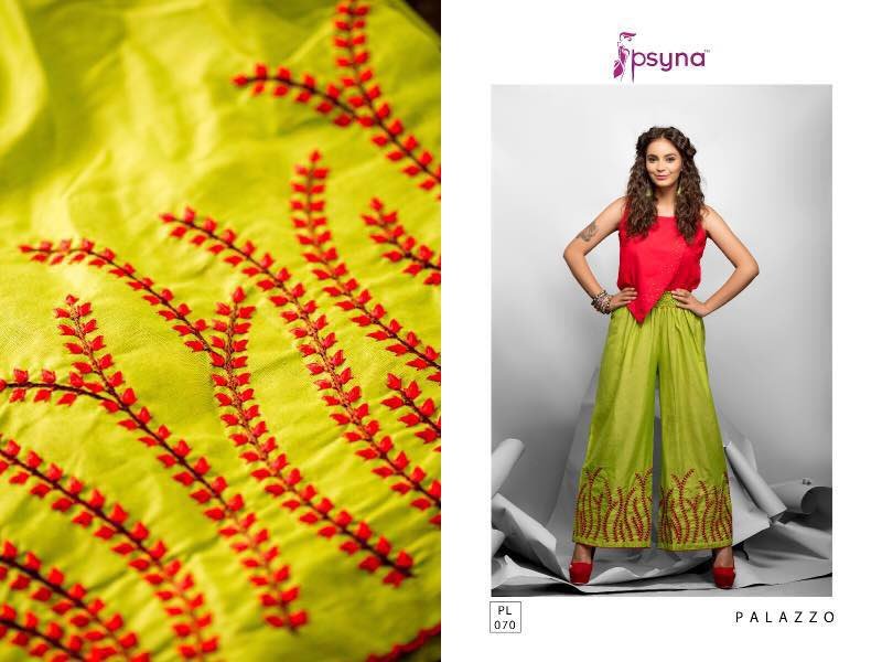 Embroidered Palazzo Pant 10