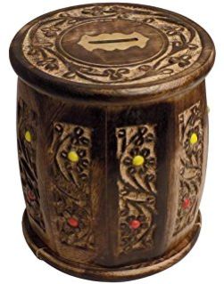 Wooden Money Bank 03