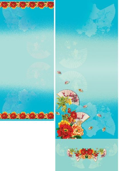 FT-K09 Printed Suit Material