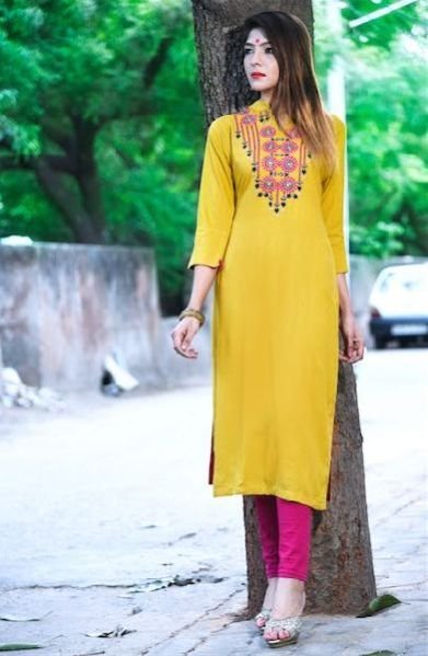 Embroidered Kurtis 09