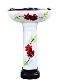 408-Digi Pedestal Wash Basin