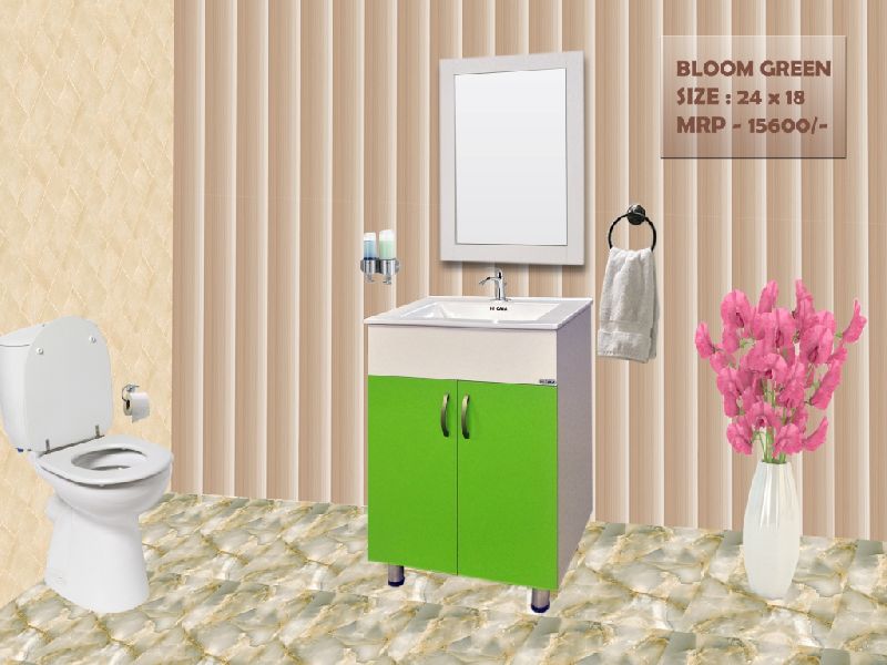 Bloom Green Bathroom Mirror Vanity