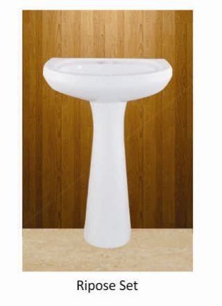 Ripose Set Plan Series Pedestal Wash Basin