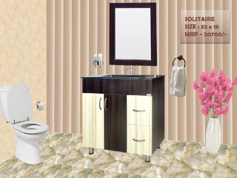 Solitaire Bathroom Mirror Vanity