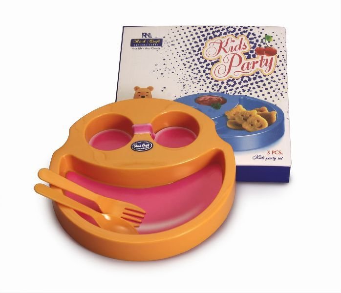 1704 - 3 Pcs Kids Party  Plastic Plat7