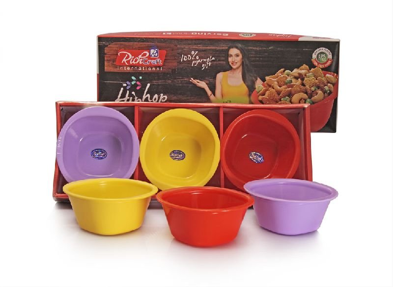 3 Pcs Hip Hop Bowl Set
