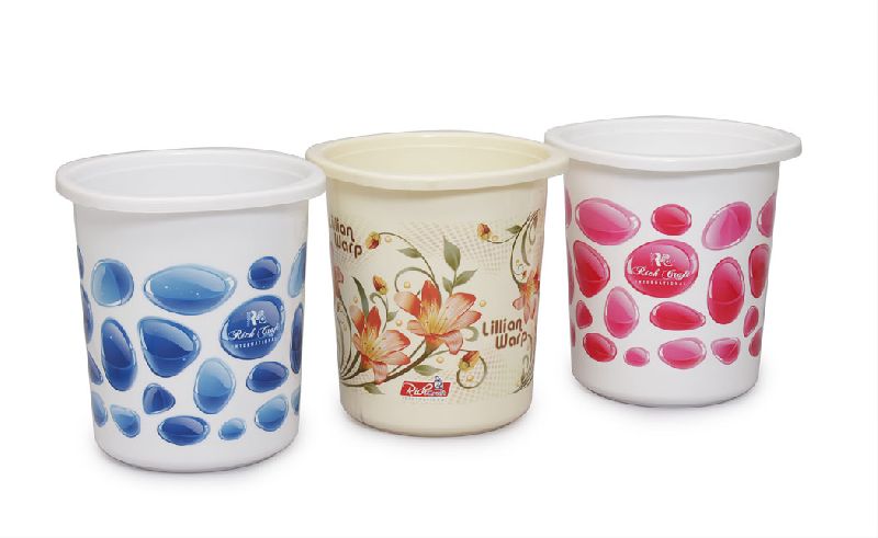 Plastic Dustbin Without Cover 01