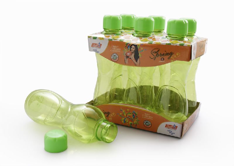 Plastic Green Water Bottles