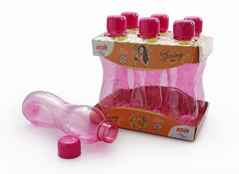 Plastic Pink Water Bottles