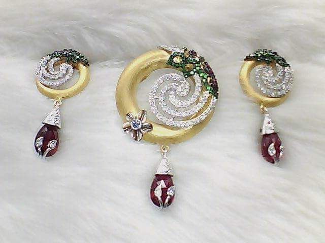 Ladies Gold Bali Earring 03