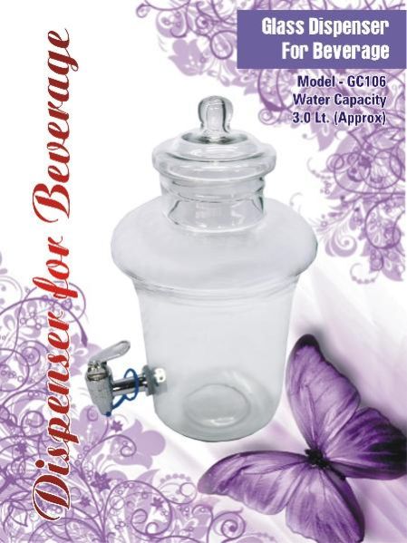 GC106 Glass Beverage Dispenser