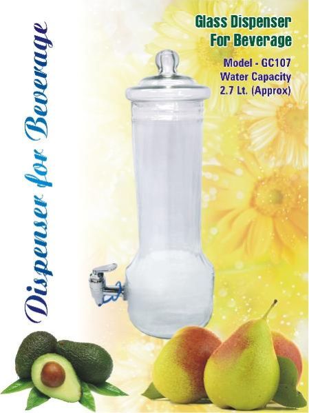 GC107 Glass Beverage Dispenser