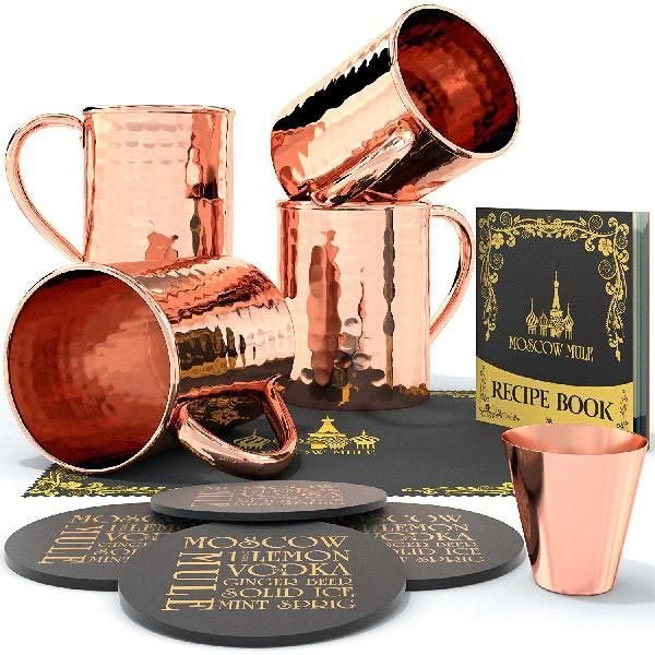 Moscow Mule Copper Mug Set (MWE- (32)5)