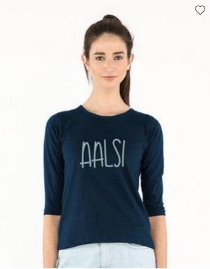 Aalsi Round Neck 3/4th T-Shirt