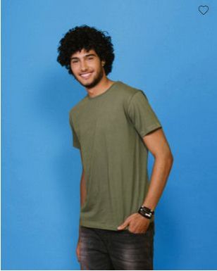 Army Green Half Sleeve T-Shirt