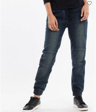 Racer Blue Denim Joggers