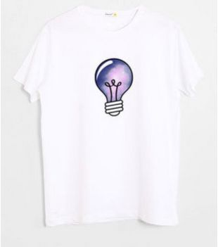 Space Bulb Half Sleeve T-Shirt
