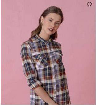 Tisbury Maroon Checked Shirt