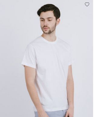 White Half Sleeve T-Shirt