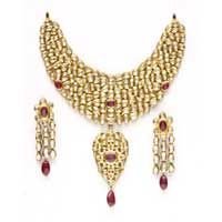 Designer Polki Necklace Set (DPNS 002)