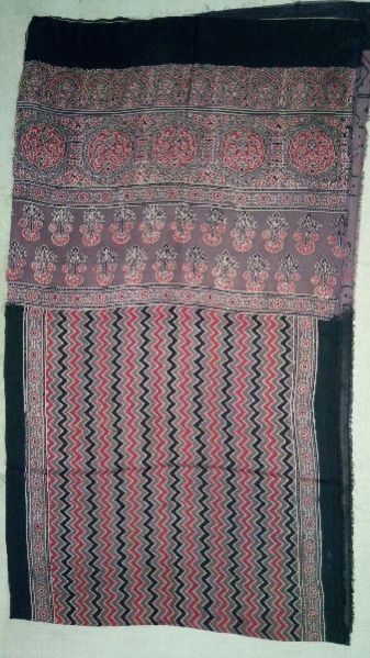 Ajrakh Block Print Dupatta 04