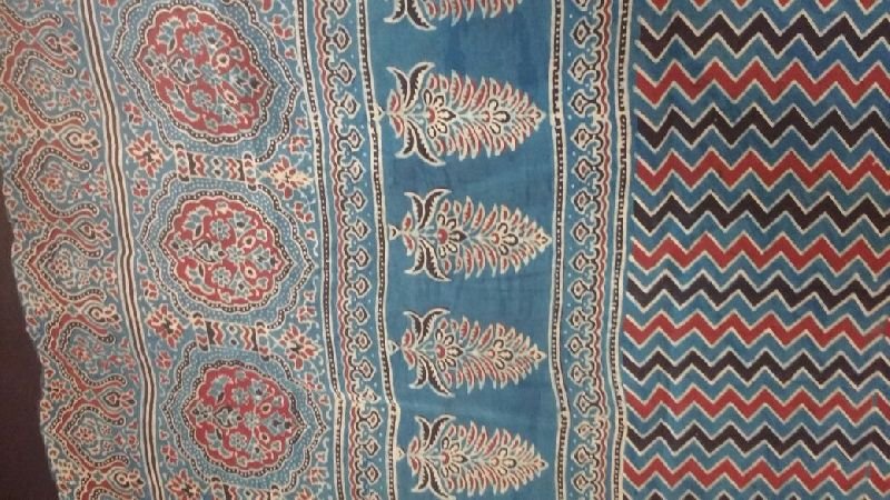 Ajrakh Block Print Stole 04