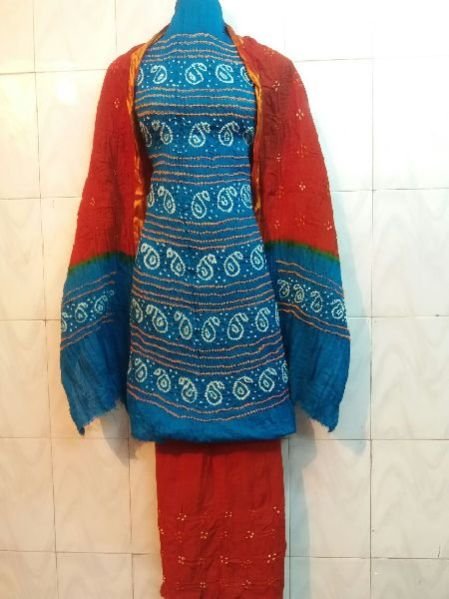 Ladies Cotton Satin Suit Material 03