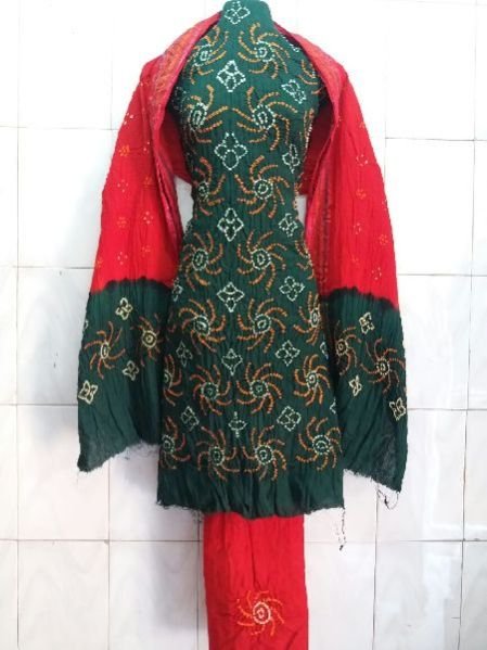 Ladies Cotton Satin Suit Material 06