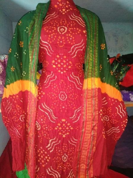 Ladies Cotton Satin Suit Material 18