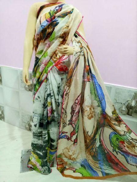 Digital Print Sarees 04