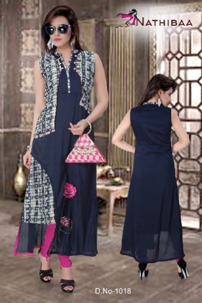D.No.1018 Ladies Western Kurti
