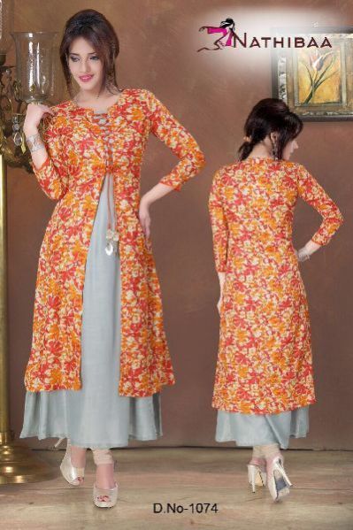 D.No.1074 Ladies Western Kurti