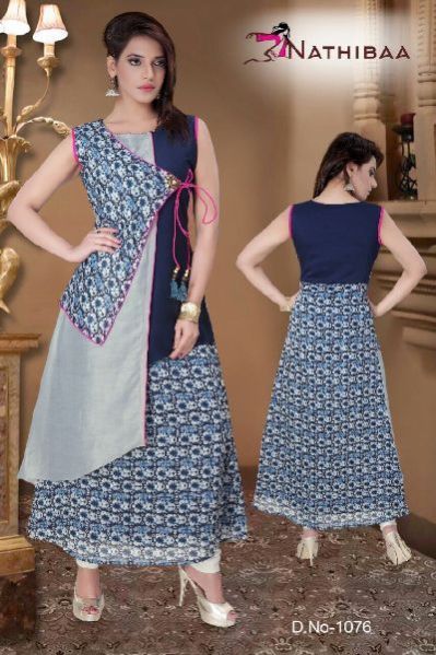 D.No.1076 Ladies Western Kurti