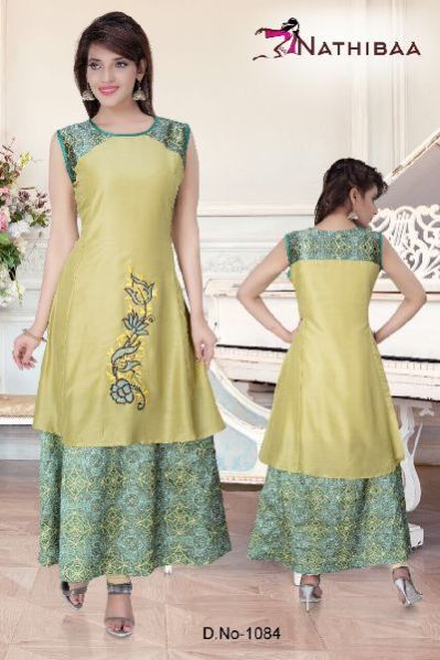 D.No.1084 Ladies Western Kurti