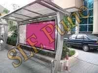 SBT 03 Stainless Steel Bus Stop Shed